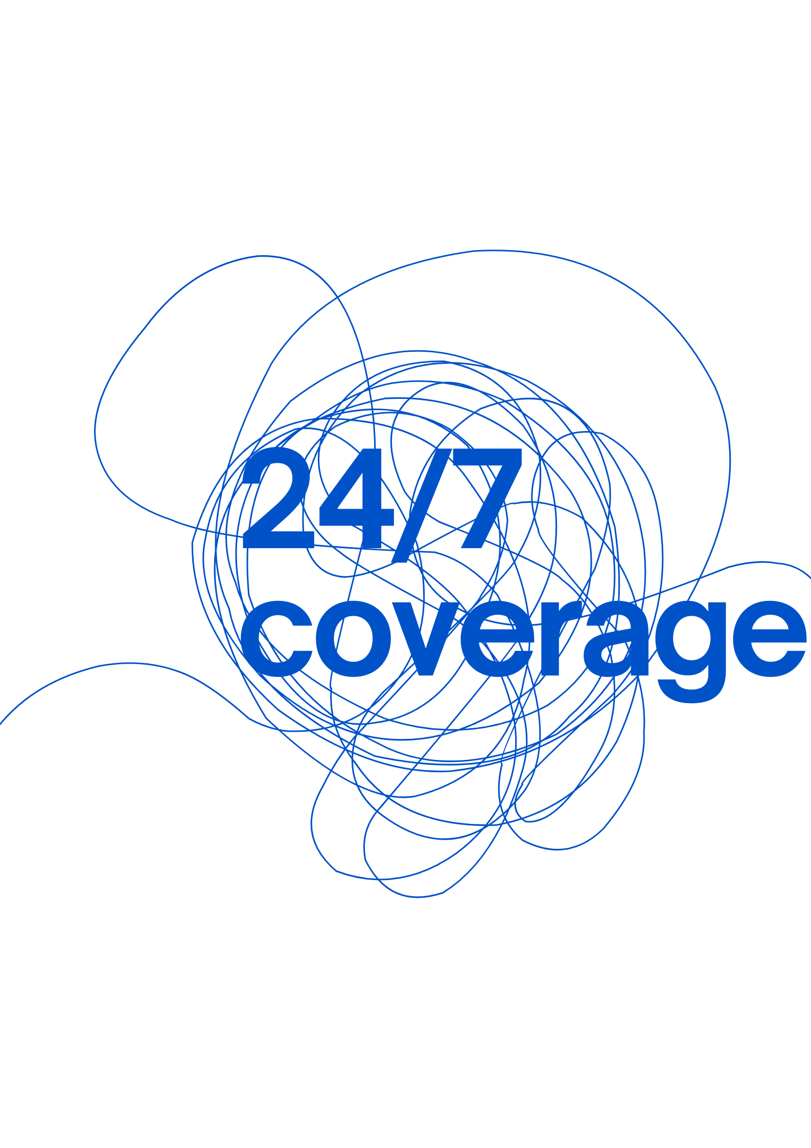 24/7 coverage